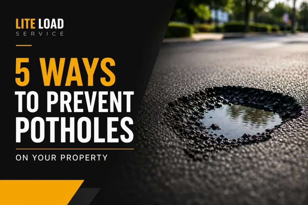 5 ways to prevent potholes and protect asphalt pavement