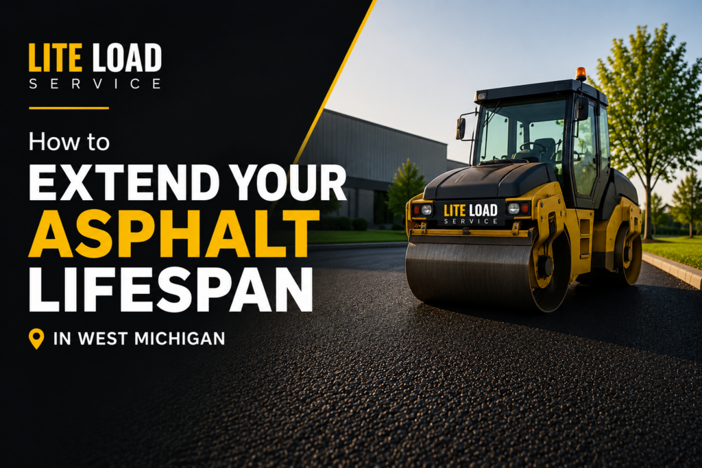 Asphalt driveway maintenance to extend pavement lifespan