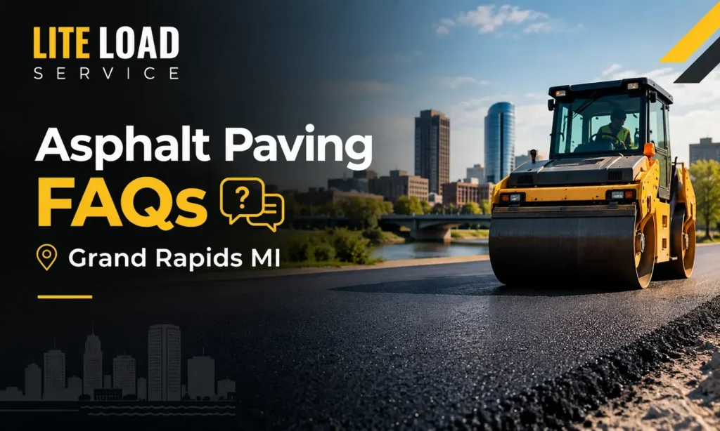 Asphalt paving services in Grand Rapids MI for residential and commercial properties