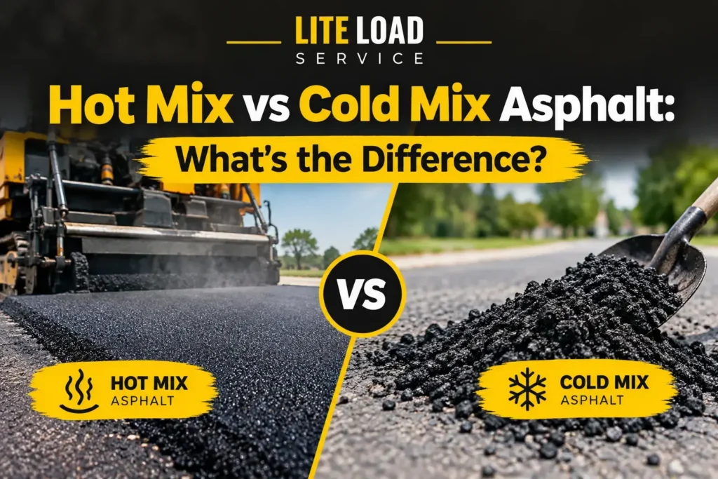 Hot mix vs cold mix asphalt cost and durability comparison