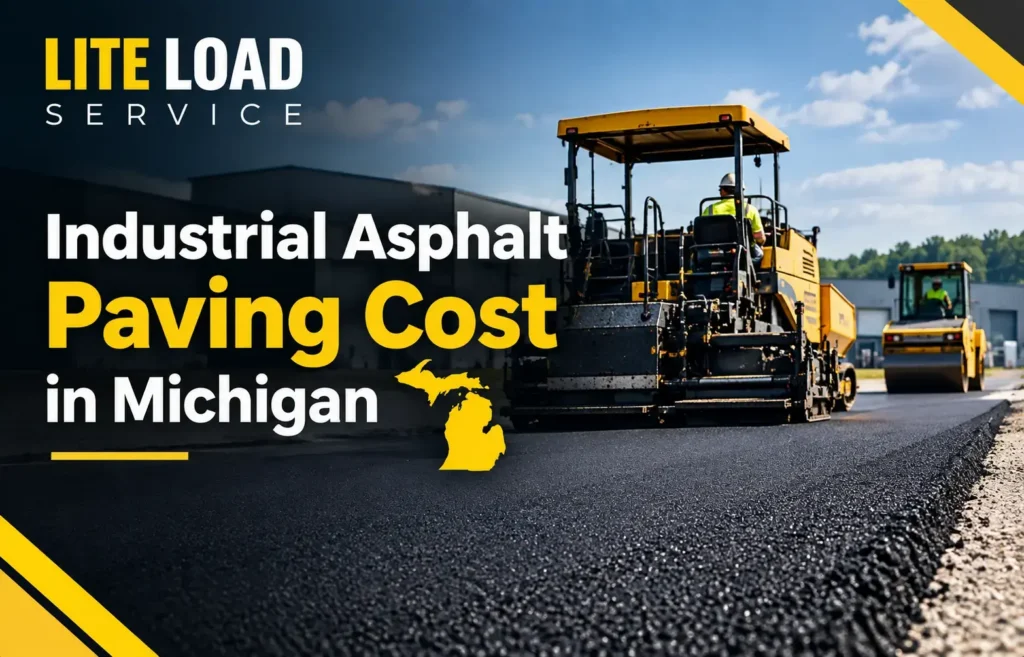 Industrial asphalt paving cost in Michigan