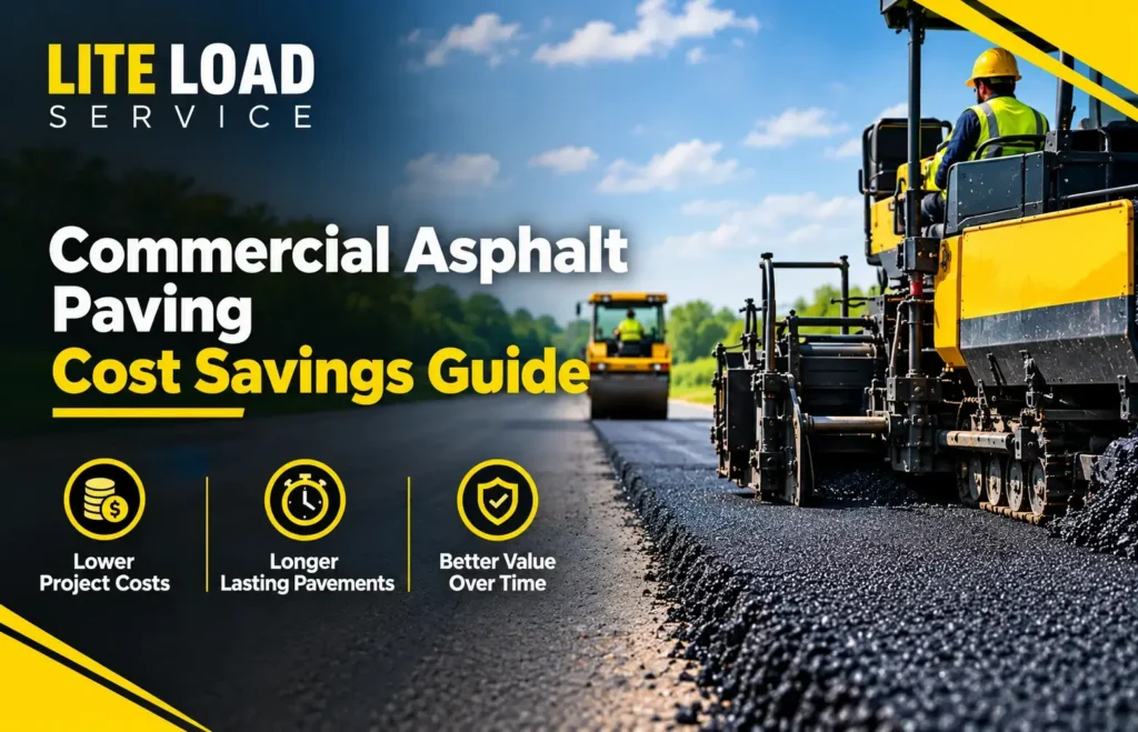 Commercial property owners saving on asphalt paving costs